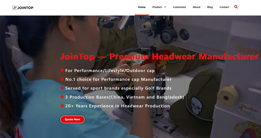 WordPress Website Development for JoinTopCap