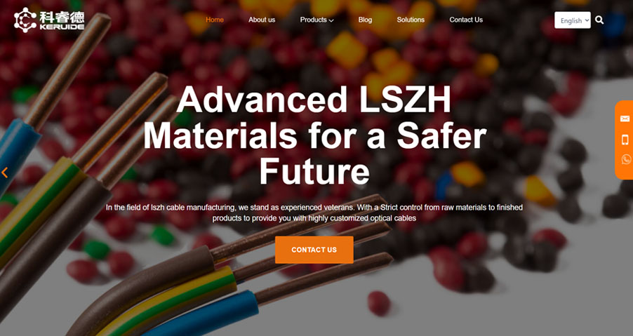 WordPress Website Development for LSZH Cable