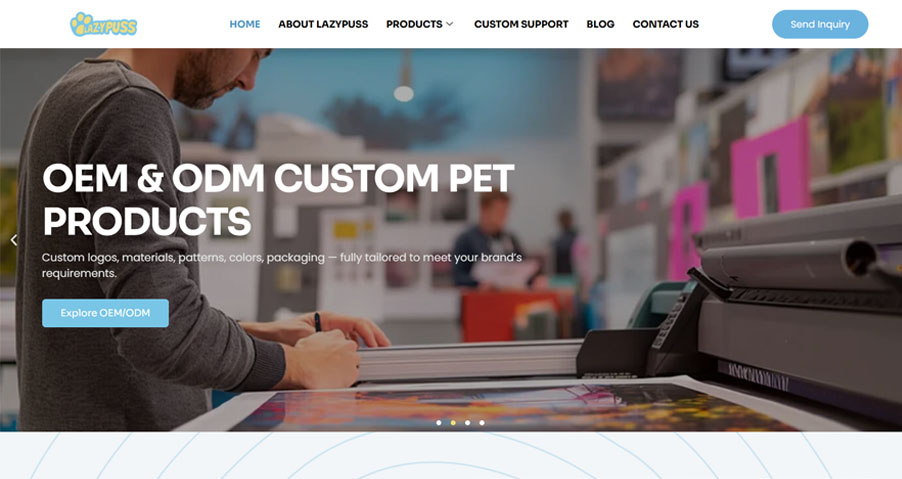 WordPress Website Development for LazyPuss