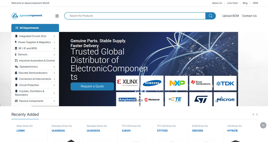 WordPress WooCommerce Website for Apex Component